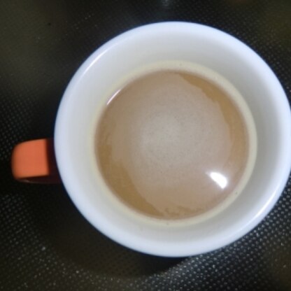 ミルクカフェオレでおいしくお茶タイム！
ごちそうさまでした（＾＾）